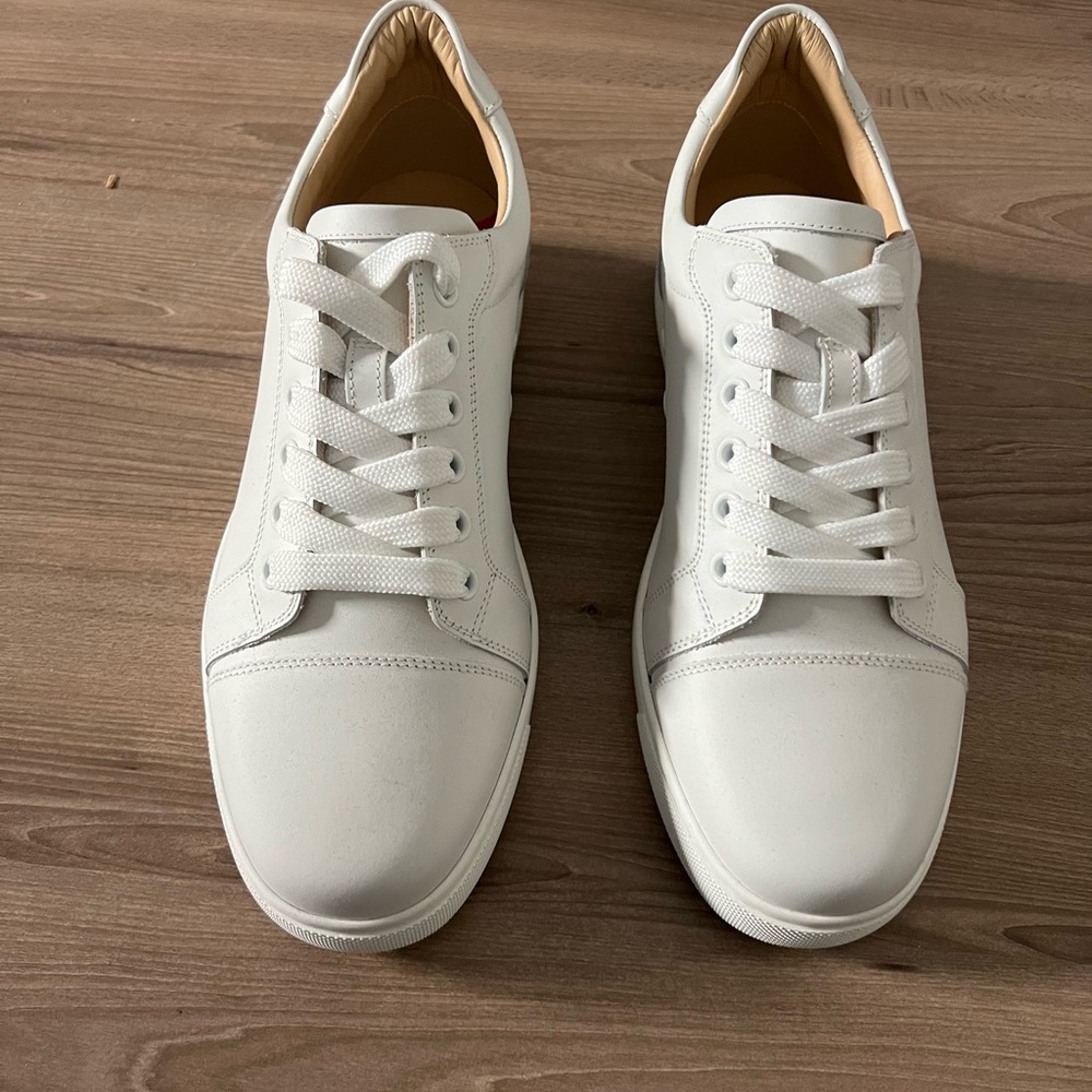 NWT Christian Louboutin Women’s White Leather Sneaker